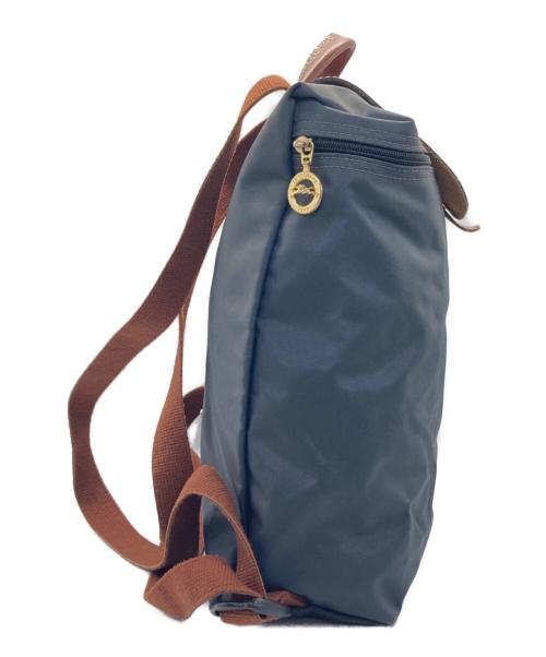 LONGCHAMP（ロンシャン）LONGCHAMP (ロンシャン) バッグ ブラウン×ネイビーの古着・服飾アイテム