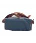 中古・古着 LONGCHAMP (ロンシャン) バッグ ブラウン×ネイビー：6000円