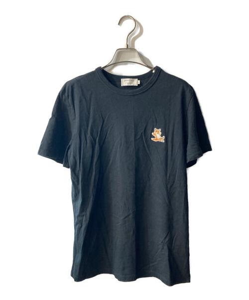 maison kitsune（アシッドメゾンキツネ）maison kitsune (アシッドメゾンキツネ) ロゴTシャツ ブラック サイズ:Sの古着・服飾アイテム