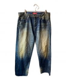 SUPREME（シュプリーム）の古着「DISTRESSED LOOSE FIT SELVEDGE JEAN デニムパンツ」｜インディゴ