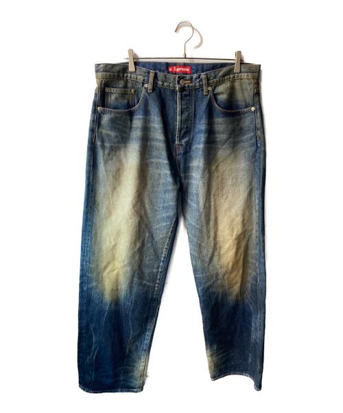SUPREME（シュプリーム）Supreme (シュプリーム) DISTRESSED LOOSE FIT SELVEDGE JEAN デニムパンツ インディゴ サイズ:36の古着・服飾アイテム