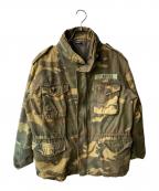Abercrombie & Fitchアバクロンビー アンド フィッチ）の古着「M-65 ミリタリージャケット」｜ブラウン