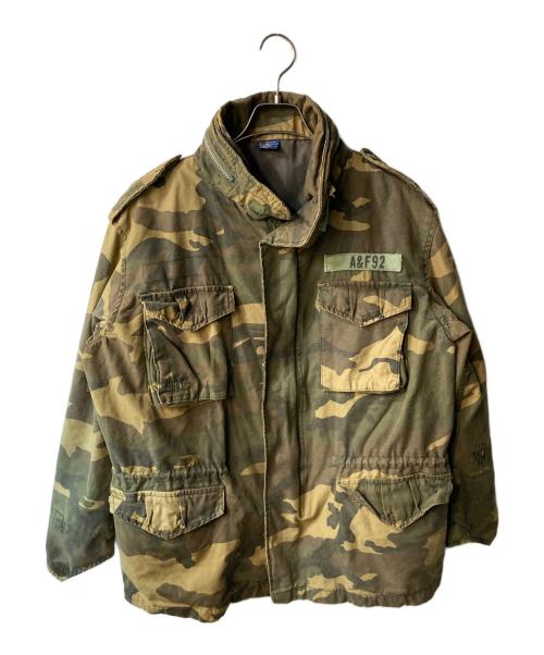 Abercrombie & Fitch（アバクロンビー アンド フィッチ）Abercrombie & Fitch (アバクロンビー アンド フィッチ) M-65 ミリタリージャケット ブラウン サイズ:Sの古着・服飾アイテム