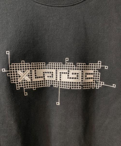 X-LARGE（エクストララージ）X-LARGE (エクストララージ) ELECTRONIC CIRCUIT CREWNECK SWEATSHIRT ブラック サイズ:XLの古着・服飾アイテム