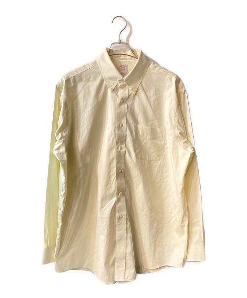 BROOKS BROTHERS（ブルックスブラザーズ）BROOKS BROTHERS (ブルックスブラザーズ) MADISON ボタンダウンシャツ ベージュ サイズ:Mの古着・服飾アイテム