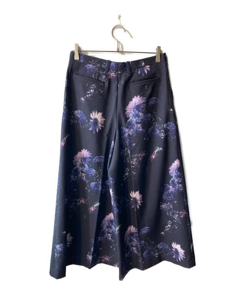 LAD MUSICIAN（ラッドミュージシャン）LAD MUSICIAN (ラッドミュージシャン) CARNATION 2TUCK WIDE FLARE SLACKS PURPLE GRAY PURPLE サイズ:42の古着・服飾アイテム