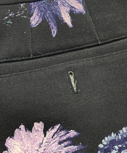 LAD MUSICIAN（ラッドミュージシャン）LAD MUSICIAN (ラッドミュージシャン) CARNATION 2TUCK WIDE FLARE SLACKS PURPLE GRAY PURPLE サイズ:42の古着・服飾アイテム