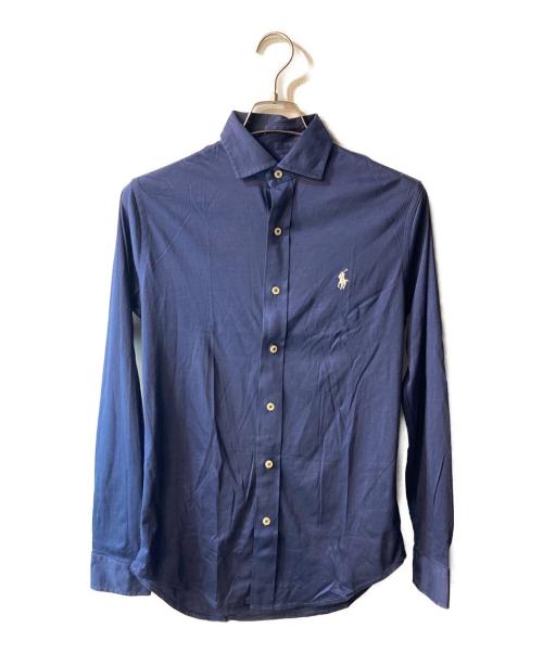 POLO RALPH LAUREN（ポロ・ラルフローレン）POLO RALPH LAUREN (ポロ・ラルフローレン) ポニーワンポイントシャツ ネイビー サイズ:XSの古着・服飾アイテム