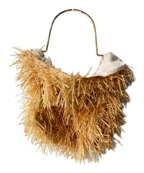 muller of yoshiokubo（ミュラーオブヨシオクボ）muller of yoshiokubo (ミュラーオブヨシオクボ) SAVANNA BAG ハンドバッグ ベージュの古着・服飾アイテム