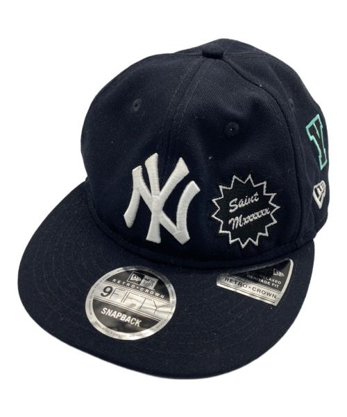 New Era（ニューエラ）New Era (ニューエラ) SAINT MICHAEL (セントマイケル) SNAPBACK NY YANKEES CAP コラボベースボールキャップ ネイビーの古着・服飾アイテム