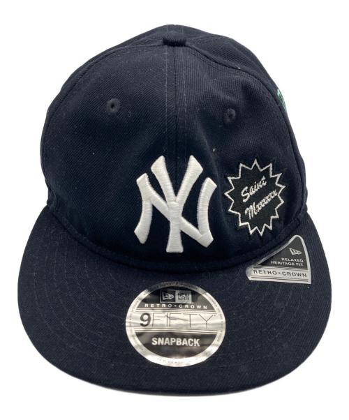 New Era（ニューエラ）New Era (ニューエラ) SAINT MICHAEL (セントマイケル) SNAPBACK NY YANKEES CAP コラボベースボールキャップ ネイビーの古着・服飾アイテム