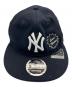 New Era (ニューエラ) SAINT MICHAEL (セントマイケル) SNAPBACK NY YANKEES CAP コラボベースボールキャップ ネイビー：13000円
