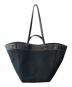 CHARLES & KEITH (チャールズアンドキース) Ida ニットトートバッグ ブラック：6000円