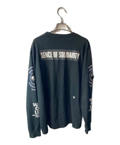 RATS（ラッツ）RATS (ラッツ) TWO WHEEL L/S TEE / ロングスリーブ Tシャツ ブラック サイズ:Ｍの古着・服飾アイテム
