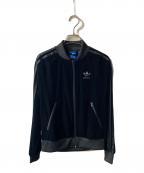 adidasアディダス）の古着「VELVET TRACK JACKET」｜ブラック