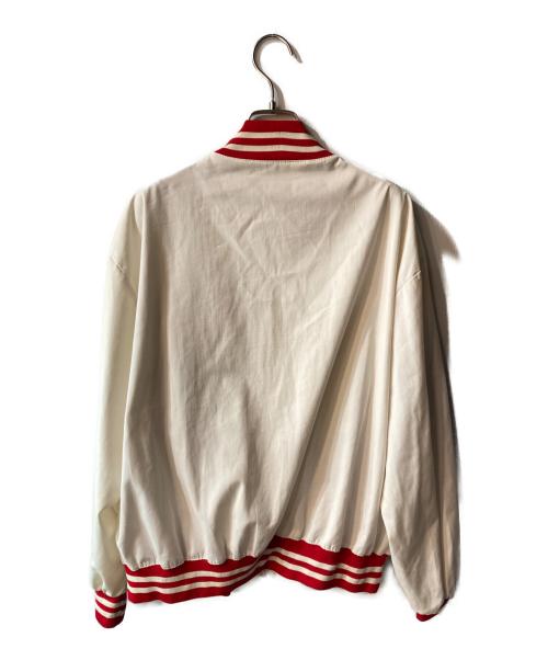 Champion（チャンピオン）Champion (チャンピオン) ヴィンテージスポーツジャケット ホワイト×レッド サイズ:不明の古着・服飾アイテム