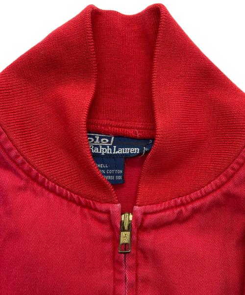 POLO RALPH LAUREN（ポロ・ラルフローレン）POLO RALPH LAUREN (ポロ・ラルフローレン) タンカース ジャケット レッド サイズ:Sの古着・服飾アイテム