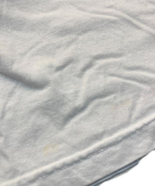 CHROME HEARTS（クロムハーツ）CHROME HEARTS (クロムハーツ) NEON PINK STRIPE LOGO T-shirt ポケットTシャツ ホワイト サイズ:XSの古着・服飾アイテム