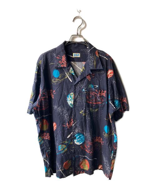 Schott（ショット）Schott (ショット) アロハシャツ ネイビー サイズ:XLの古着・服飾アイテム