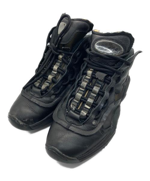 REEBOK（リーボック）REEBOK (リーボック) Maison Margiela (メゾンマルジェラ) Question Mid Memory Of BLACK ミッドカットスニーカー ブラック サイズ:27.5cmの古着・服飾アイテム