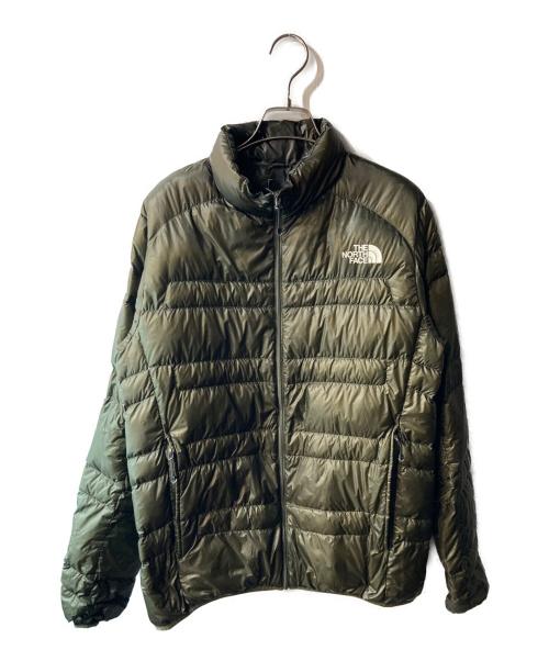 THE NORTH FACE（ザ ノース フェイス）THE NORTH FACE (ザ ノース フェイス) Light Heat Jacket  ダウンジャケット オリーブ サイズ:Ｍの古着・服飾アイテム