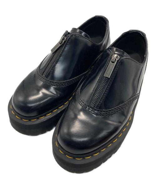 Dr.Martens（ドクターマーチン）Dr.Martens (ドクターマーチン) AURIAN II QUAD スリッポンシューズ ブラック サイズ:UK6の古着・服飾アイテム