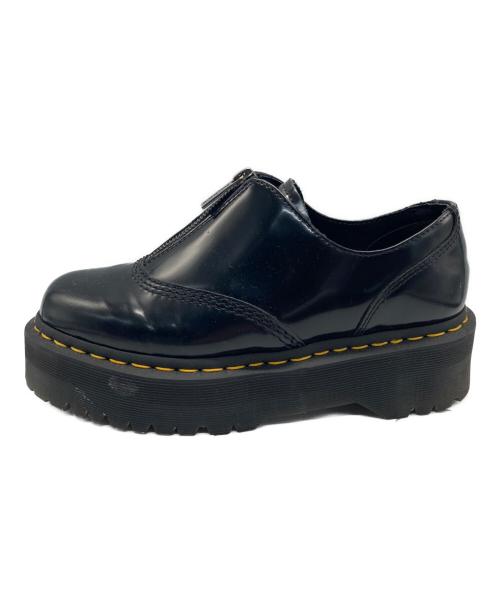 Dr.Martens（ドクターマーチン）Dr.Martens (ドクターマーチン) AURIAN II QUAD スリッポンシューズ ブラック サイズ:UK6の古着・服飾アイテム