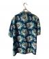 REMI RELIEF (レミレリーフ) ジャガード織りアロハシャツ ネイビー サイズ:XL：6000円