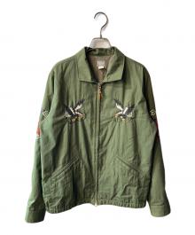 DELUXE（デラックス）の古着「SOUVENIR JACKET ベトナムジャケット」｜グリーン