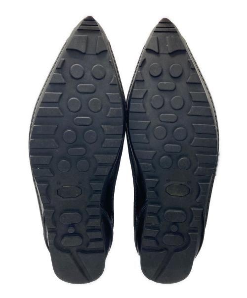 RAF SIMONS（ラフシモンズ）RAF SIMONS (ラフシモンズ) ロングノーズ サイドゴアブーツ ブラック サイズ:42の古着・服飾アイテム
