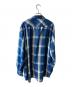 and wander (アンドワンダー) Indigo Check LS Shirt チェックシャツ ブルー サイズ:XL：16000円