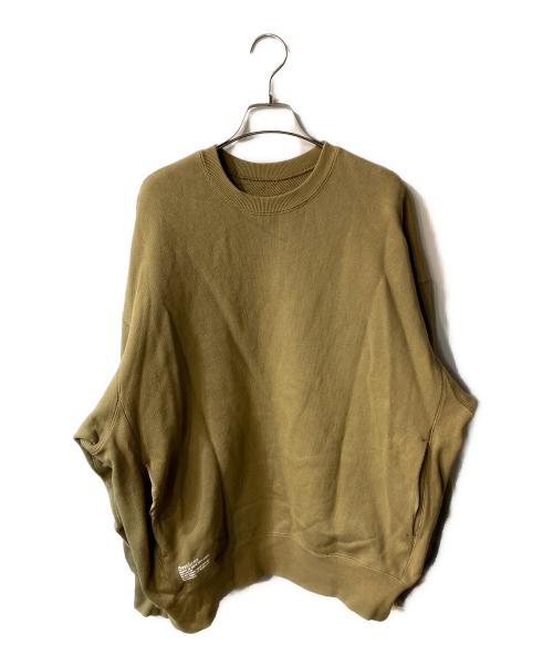 FreshService（フレッシュサービス）FreshService (フレッシュサービス) HEAVY OZ CREW NECK SWEAT ブラウン サイズ:Mの古着・服飾アイテム