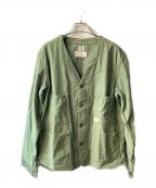 orSlow×fennicaオアスロウ×フェニカ）の古着「Railroad Jacket 別注ユーティリティジャケット」｜グリーン
