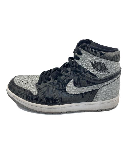NIKE（ナイキ）NIKE (ナイキ) Air Jordan 1 High OG ハイカットスニーカー ブラック サイズ:26cmの古着・服飾アイテム