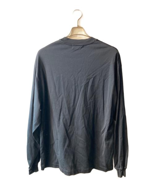 everyone（エブリワン）everyone (エブリワン) cotton long sleeve t-shirt 長袖カットソー ネイビー サイズ:Lの古着・服飾アイテム