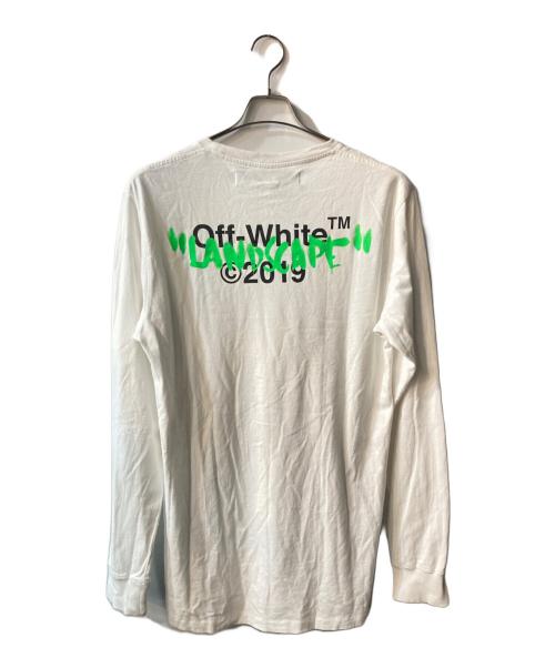 OFFWHITE（オフホワイト）OFFWHITE (オフホワイト) プリントカットソー ホワイト サイズ:Lの古着・服飾アイテム