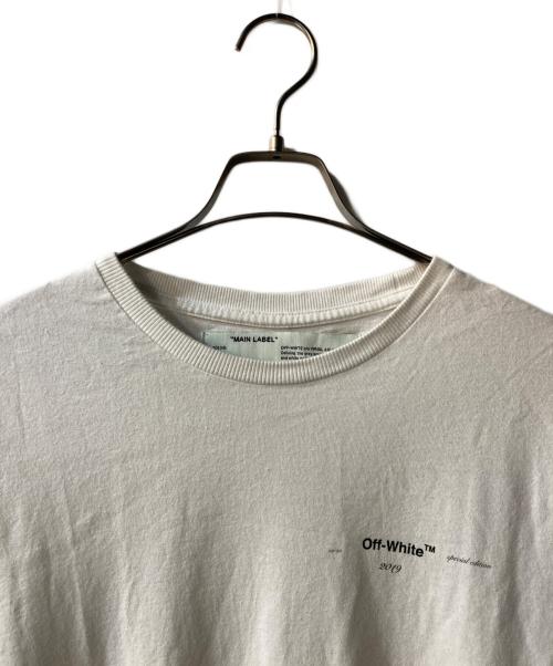 OFFWHITE（オフホワイト）OFFWHITE (オフホワイト) プリントカットソー ホワイト サイズ:Lの古着・服飾アイテム