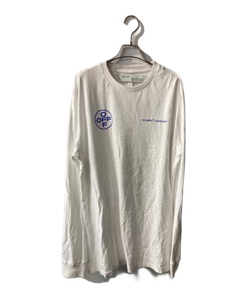 OFFWHITE（オフホワイト）OFFWHITE (オフホワイト) バックアローロゴプリントカットソ- ホワイト サイズ:XLの古着・服飾アイテム