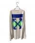 OFFWHITE (オフホワイト) バックアローロゴプリントカットソ- ホワイト サイズ:XL：8000円