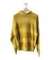 stussy（ステューシー）の古着「SPRAY DYED HOODIE ニットフーディ」｜イエロー