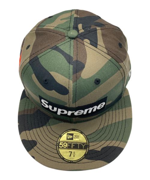 New Era（ニューエラ）New Era (ニューエラ) SUPREME (シュプリーム) MLB (エムエルビー) 59FIFTY SF Giants Cap キャップ カーキ×ブラウン サイズ:７　５／８の古着・服飾アイテム