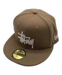 stussy×New Era（ステューシー×ニューエラ）の古着「59fifty コラボキャップ」｜ベージュ