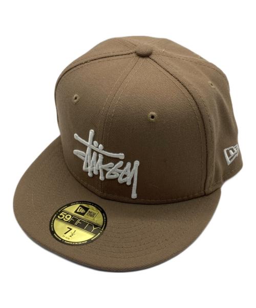 stussy（ステューシー）stussy (ステューシー) 59fifty コラボキャップ ベージュ サイズ:7 1/2の古着・服飾アイテム