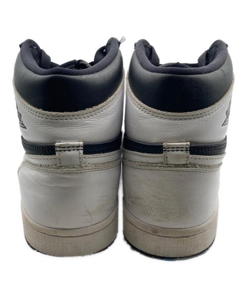 NIKE（ナイキ）NIKE (ナイキ) JORDAN 1 RETRO ハイカットスニーカー ホワイト×ブラック サイズ:27cmの古着・服飾アイテム