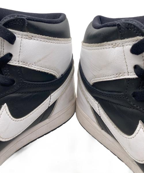 NIKE（ナイキ）NIKE (ナイキ) JORDAN 1 RETRO ハイカットスニーカー ホワイト×ブラック サイズ:27cmの古着・服飾アイテム