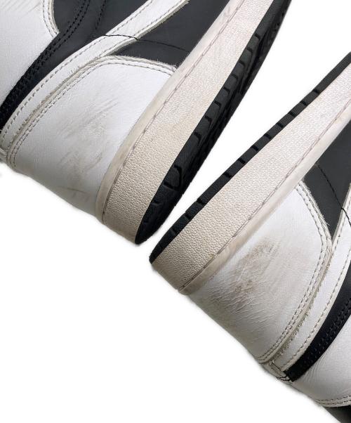 NIKE（ナイキ）NIKE (ナイキ) JORDAN 1 RETRO ハイカットスニーカー ホワイト×ブラック サイズ:27cmの古着・服飾アイテム