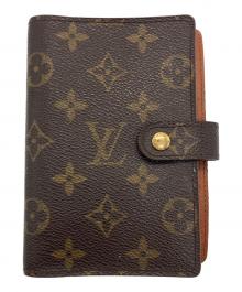 LOUIS VUITTON（ルイ ヴィトン）の古着「アジェンダPM 手帳カバー」｜ブラウン