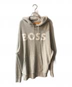 BOSSボス）の古着「ロゴパーカー」｜グレー