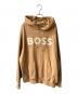 HUGO BOSS（ヒューゴ ボス）の古着「ロゴパーカー」｜ブラウン
