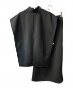 ）の古着「Asymmetry cape & sk set セットアップ」｜ブラック
